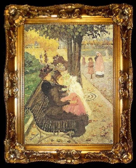 framed  Maurice Prendergast The Tuileries Gardens, ta009-2